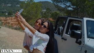 VIXEN Vacations are the perfect time for unexpected threesomes