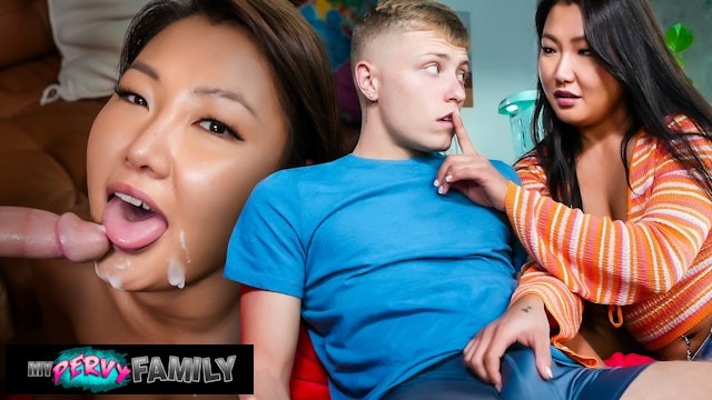 Bored Asian Housewife Entertained By Stepson's Cock - Jade Luv - MyPervyFamily