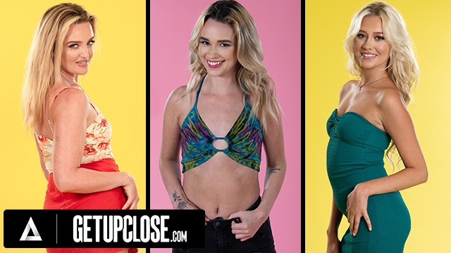 UP CLOSE - HORNY BLONDES COMPILATION! WITH CHARLIE FORDE, SKYLER STORM, & KHLOE KINGSLEY