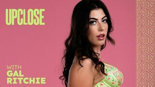 UP CLOSE - Delicious Naturally Stacked Brunette Gal Ritchie Loves Being ROUGH DOMINATED!