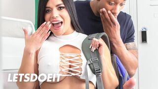 HORNY HOSTEL - Thick Brunette Sara Retali Can't Wait To Satisfy Her Wet Pussy