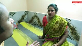 Bengali Boudi Sex with clear Bangla audio! Cheating sex with Boss wife!