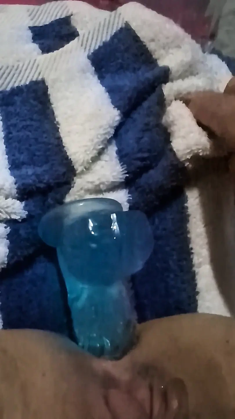 New Dildo Anal Fuck MILF GILF Solo Homemade Squirt