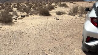 Girl can't hold pee and wet her pants on the public road