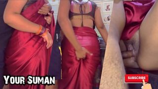Part 2 , Indian sexy stepmom caught by stepson while talking to her boyfriend