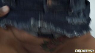 BadFamilyPOV - Aubrey Black craves her stepbrother's massive black cock