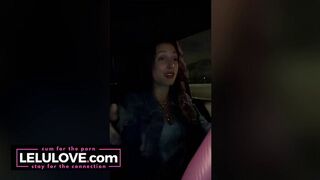 Lelu Love tells you to suck her big tits then get ready with her makeup and in shock on the highway