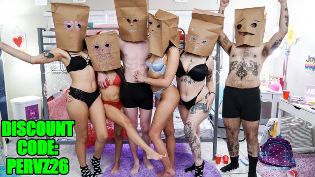 Freya Von Doom And Selina Bentz Lead A Slutty College Orgy At TeamSkeet University