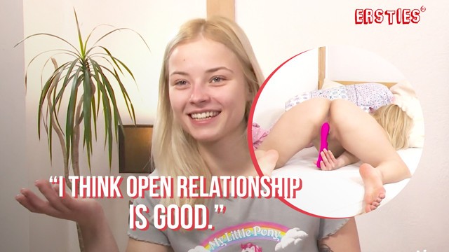 Ersties - Cute Blonde Babe From Ukraine Uses a Vibrator To Satisfy Her Desires