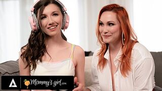 MOMMY'S GIRL - Stacked MILF Taylor Gunner Wants Gamer Stepdaughter Maya Woulfe To Have New Hobbies