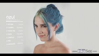Azul, my virtual assistant, shy, seductive and addicted to sex. Min Galilea