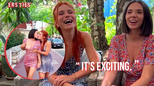 Ersties - Clemence & Eve Do Naughty Lesbian Things In Public