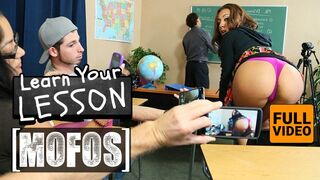 MOFOS - Sophia Ashton Flashes Her Ass In Class For All To See, Then Gets Pounded By Her Teacher