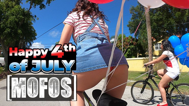 MOFOS - Michele James And Serena Skye Take A Ride On Their Bikes, Then Ride Peter Green's Cock
