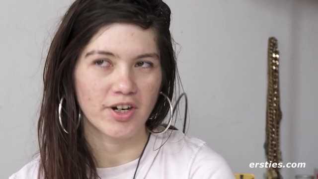 Ersties - Julia W Inserts a Butt Plug Before She Fingers Herself