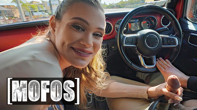 MOFOS - Chloe Rose Sucks Charles Dera's Dick While He's Driving & Rides It As Soon As They Come Home