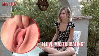 Ersties - Solo Girl Plays With Herself Outside