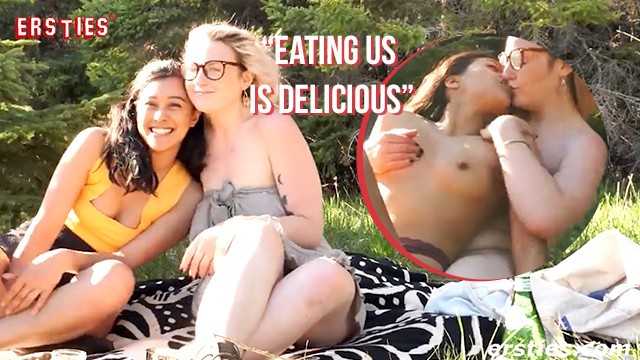 Ersties: Jin Eats Hanna's Pussy In The Woods
