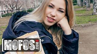 Mofos – Shy Russian Nerd Selvaggia Fucks Erik Everhard’s Big Cock In The Park
