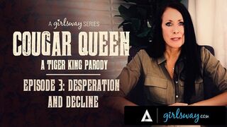 GIRLSWAY Cougar Queen Reagan Foxx Goes Sexually Insane In Parody Documentary