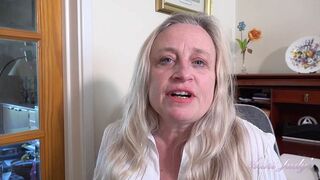 Aunt Judy's - Your Horny Mature Boss Andrea Ann Sucks Your Cock at the Office