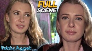 Public Agent FULL SCENE - Cute & hesitant students first public sex in the rain