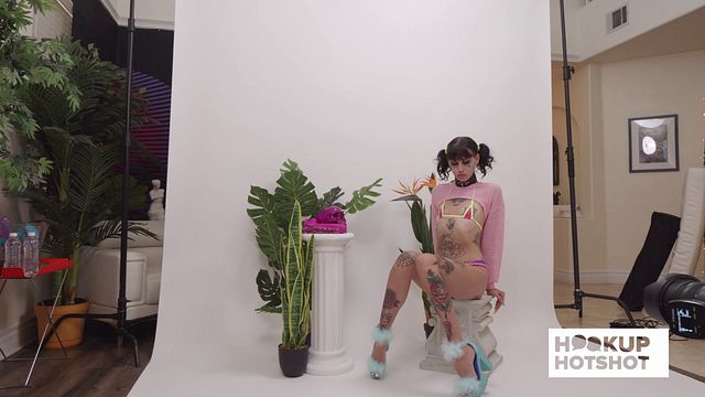 BTS - CC Doll Flaunts Her Slim, Tatted Figure With Confidence!