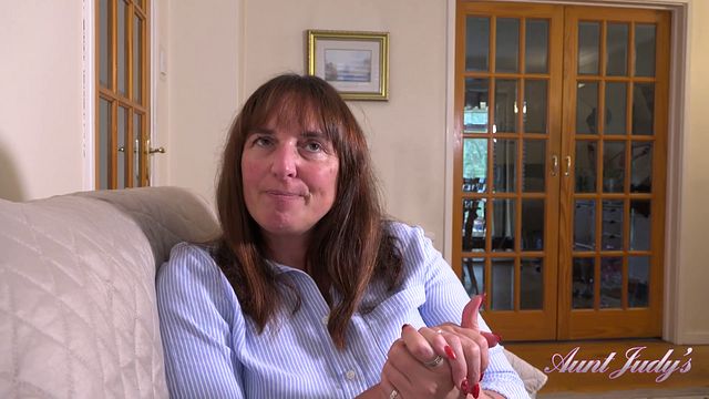 Aunt Judy's - Your Busty Landlady Ruby Cattrall Sucks Your Cock