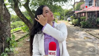 Reporter offers her ass for the scoop of the new news! Hardcore sex!