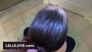 She wants you to cum IN and ON her hair, then she rubs it in, POV - Lelu Love