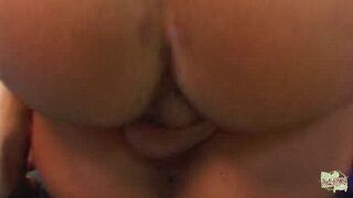 Gal with a nasty attitude makes an example out of them during this threesome