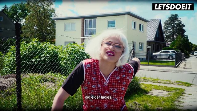 Kinky German Granny in Cosplay Bends Over Outdoors... What She Does Next Will Make You Rock Hard
