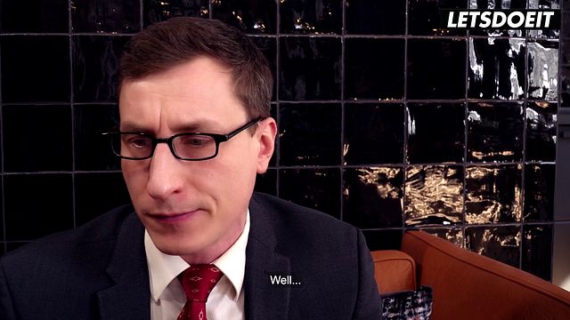So This Guy in a Suit Shows Up With a Surprise... and My Cunt Is Already Dripping Wet for His Fat Cock