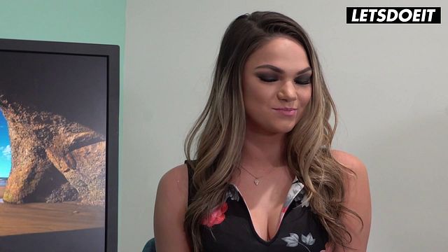 Big-Tit Brunette and Blonde in Glasses Decide Who Gets His Cock First