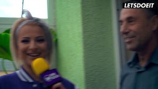 Blonde Lesbian Pickup Outdoors, Curvy Tattooed Babe Lures Her In... What Happens Next Is Wild