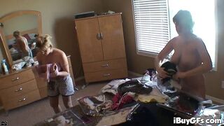 Blonde Brooke Heaven Getting Ready For Work