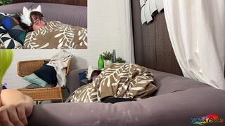 TICKLISH CHICKS - Lesbian Dommes Fae and Friend Tickle Torture Muffy in Bondage Purrito