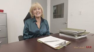 Aunt Judy's XXX - Your Job Interview with Busty Boss GILF Desiree Eden takes an Inappropriate Turn