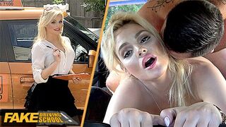 How Could You Refuse Fucking this Hot BLONDE with GLORIOUS TITS - Fake Driving School