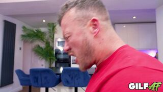 GilfAf- Busty British GILF Lady Lesley Takes Stepson's Big Dick