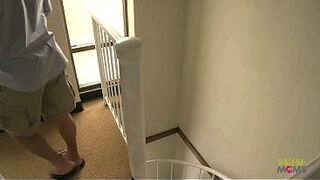 An employee enters the office of the milf who is angered by the clothes he wore. She swiftly reprimands him but her naughty side kicks in so she strips and makes him pummel her juicy ass from behind.