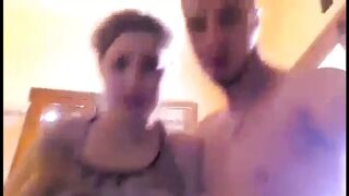Arab sex, two MILFs with hijabs, 8