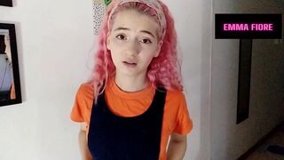 The babysitter sucks my cock and i cum in her mouth POV