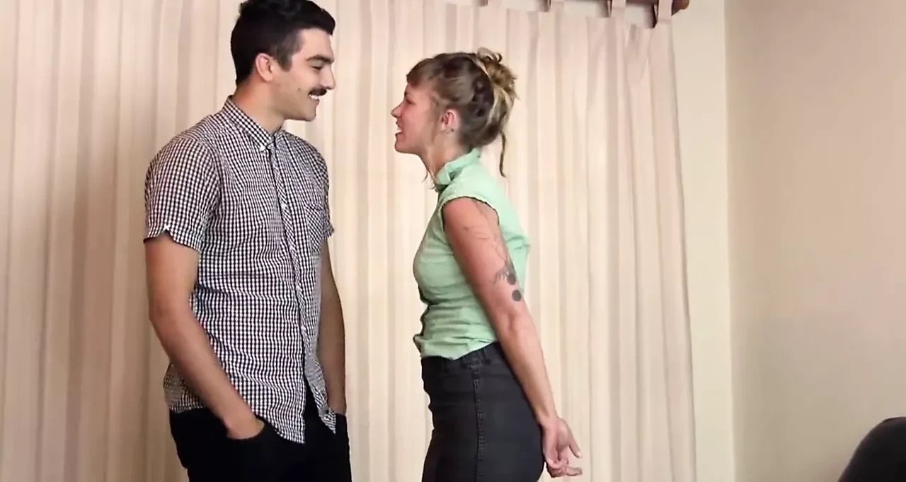 Man with mustache fuck Blond babe with hairy sweaty armpits