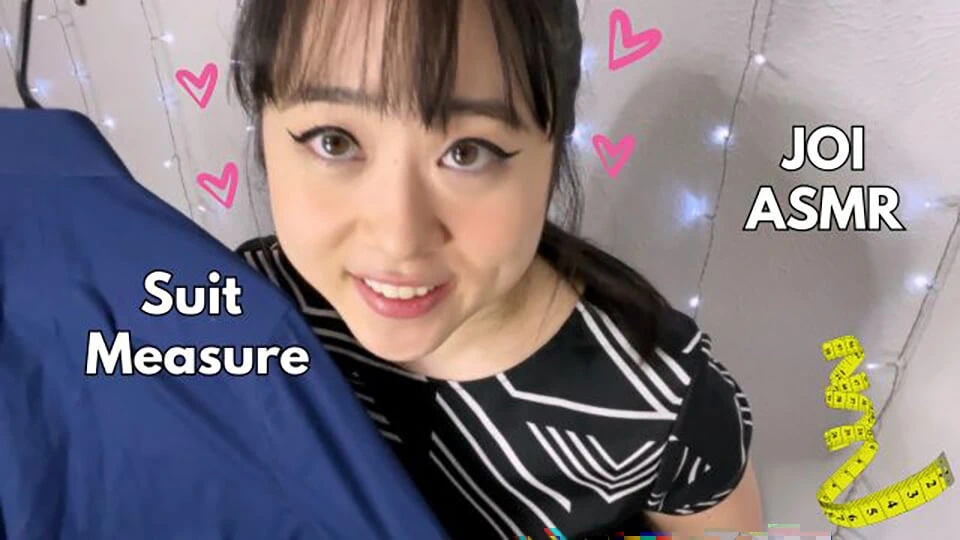 Got Measured for a Suit & Cum on her Ass -ASMR JOI