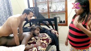 Friend and his Wife - joined hands in Threesome