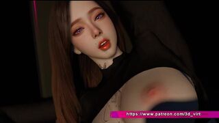 Very sexy bitch K-pop girl Sex with legs raised(非常にセクシーな雌犬 K-pop 女の子 脚を上げてセックス)