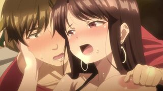 Couples on Swinger Party: First Orgy with my Perv Colleague - Anime Hentai, ENG Sub
