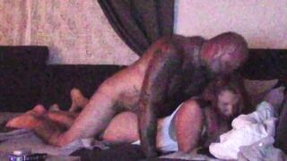 After a Long Party, the Bull Wakes the Cheating Wife with a Merciless Fuck!