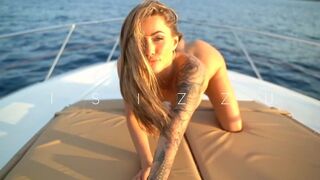 Luxury naughty Isizzu compilation masturbation on public in nature, beach..